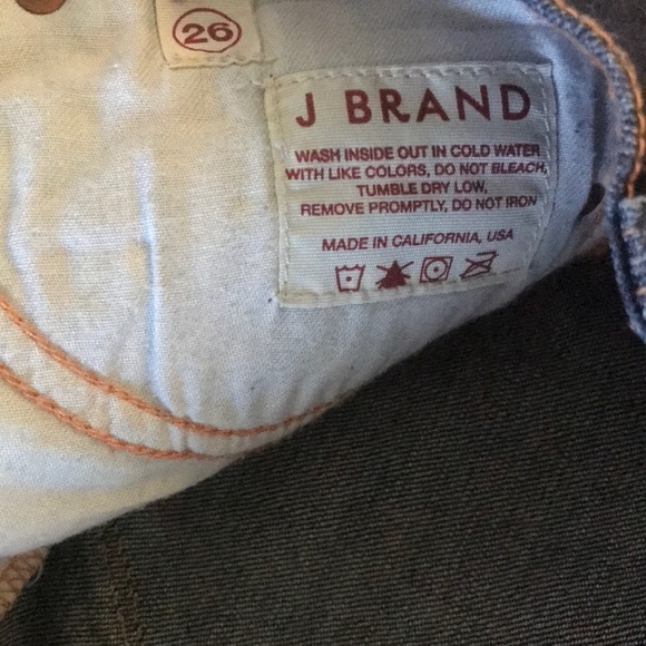 Dark Wash Straight Leg J Brand Jeans 26 - Picture 2 of 4